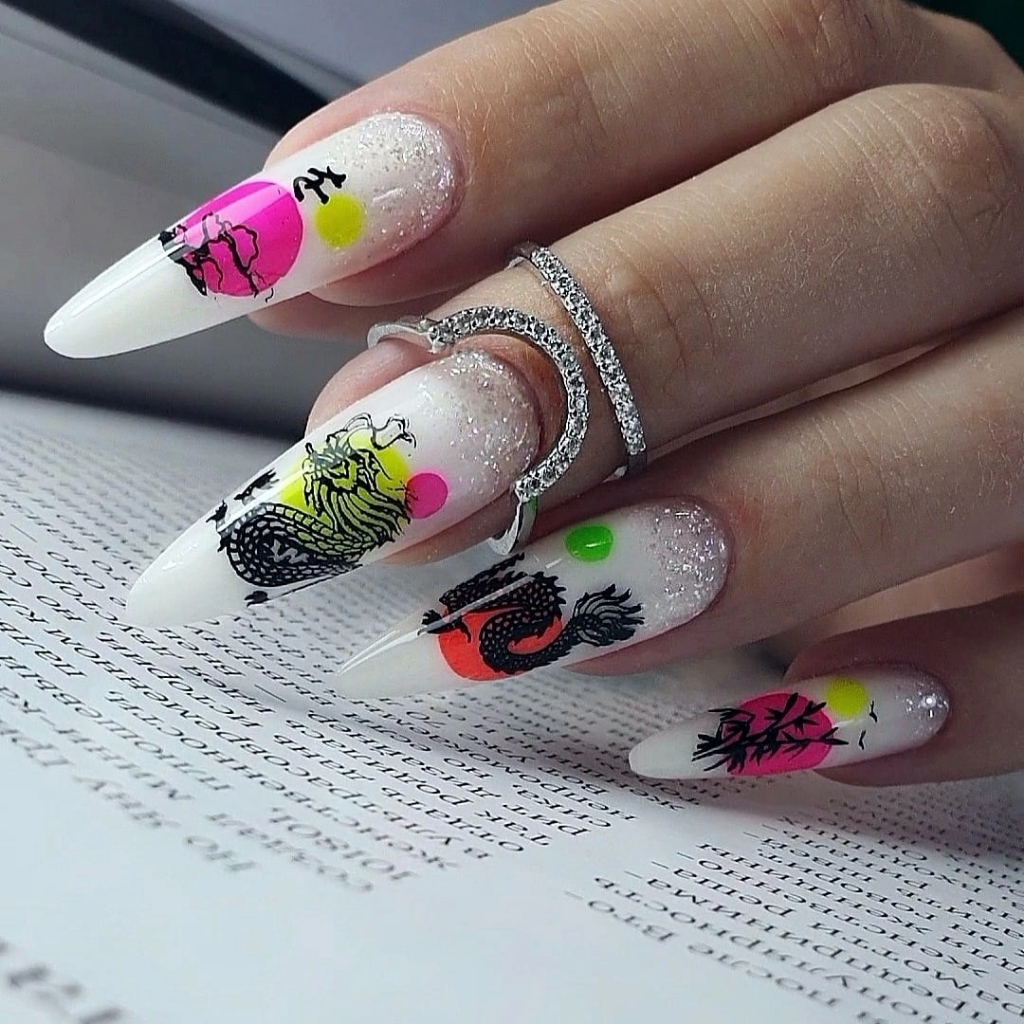 Моделирование ногтей с дизайном