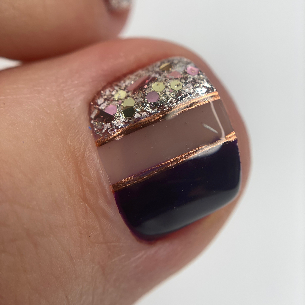 Полный педикюр с покрытием