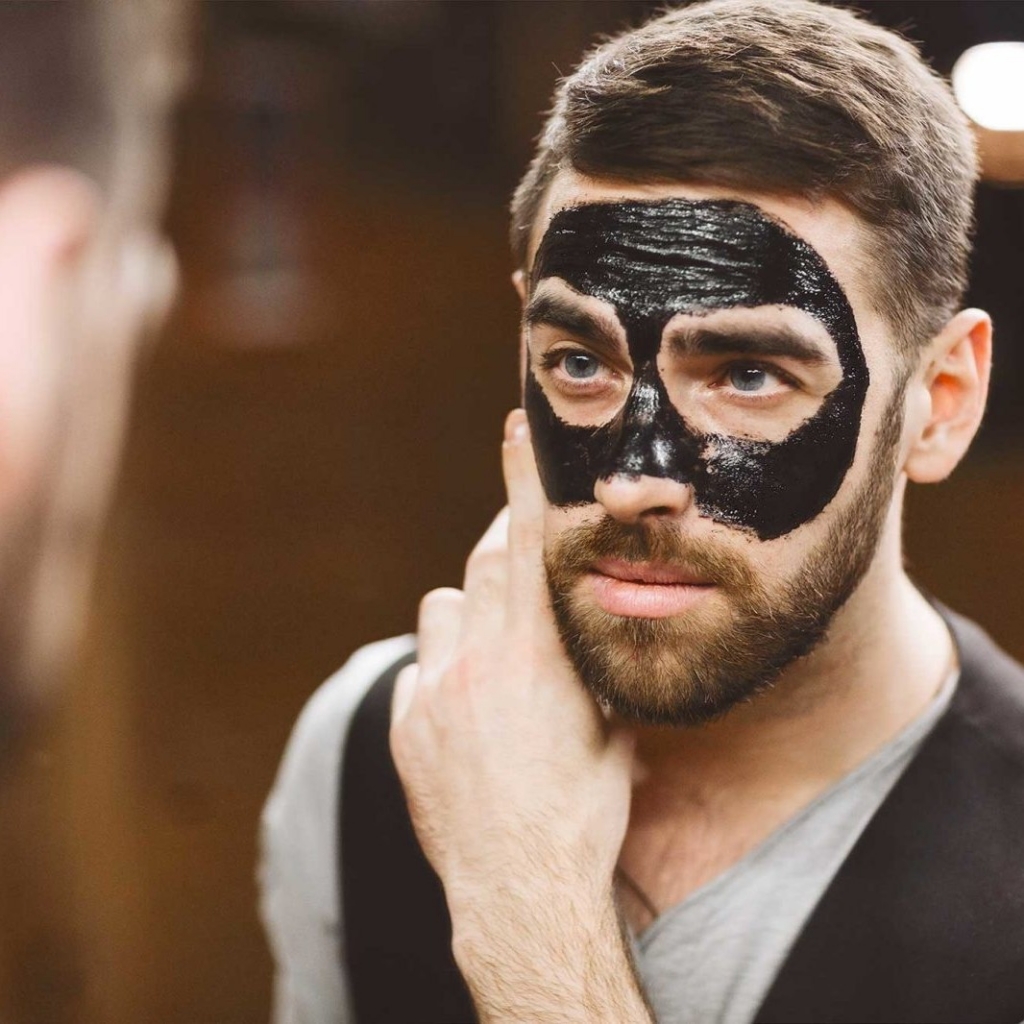 очищающая черная маска для лица (Black Mask)+скрабирование+массаж