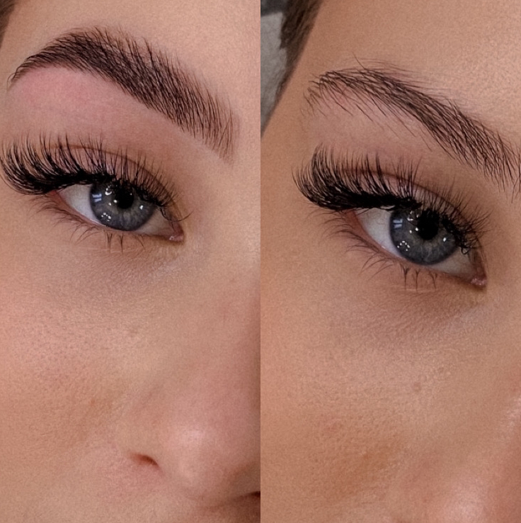 Окрашивание бровей хной