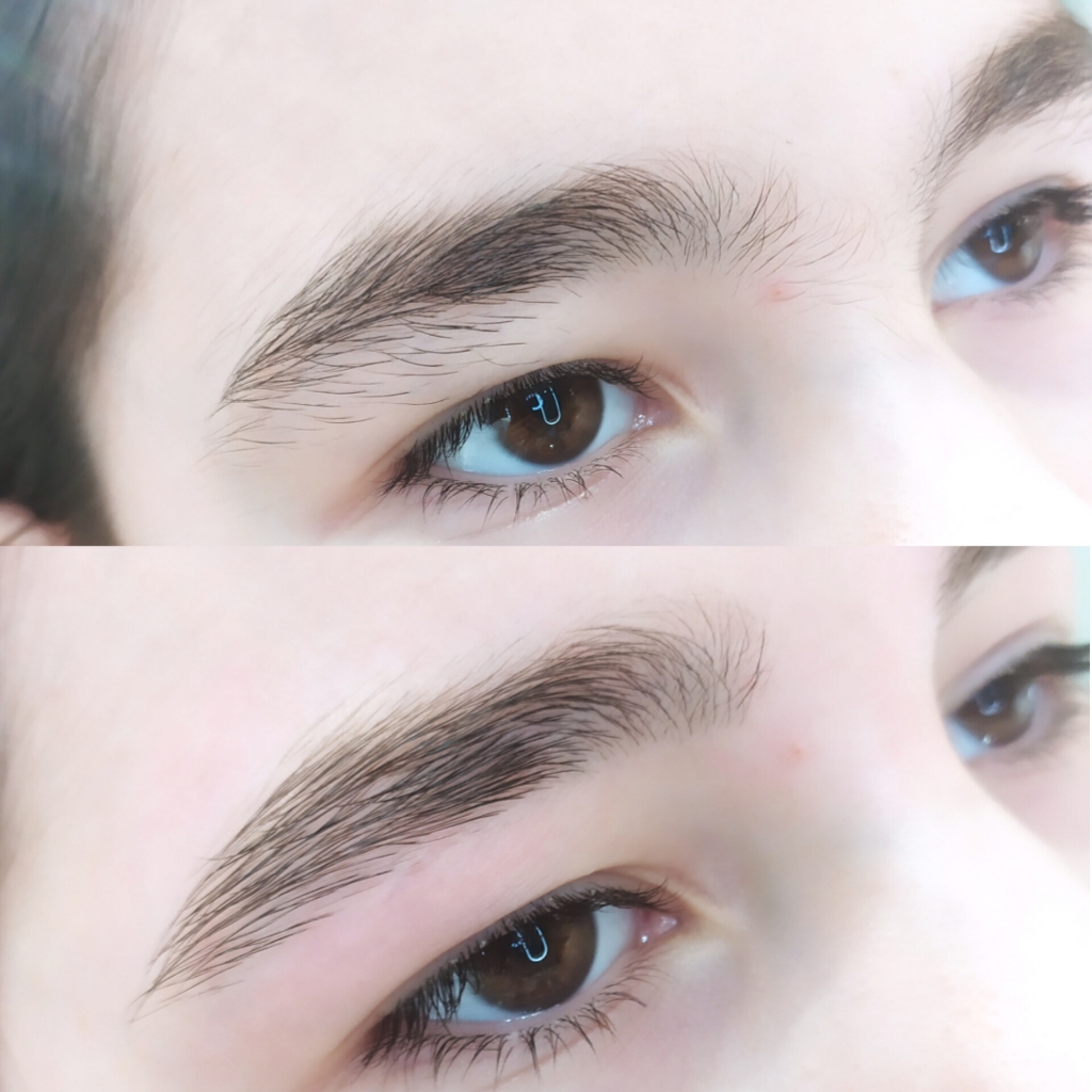 Подростковая коррекция бровей