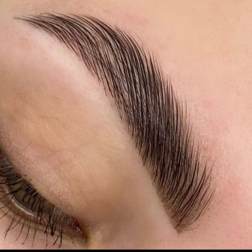 Коррекция + окрашивание + ламинирование бровей