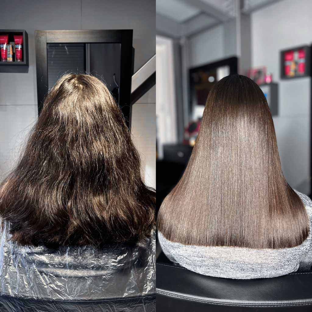 Кератиновое выпрямление