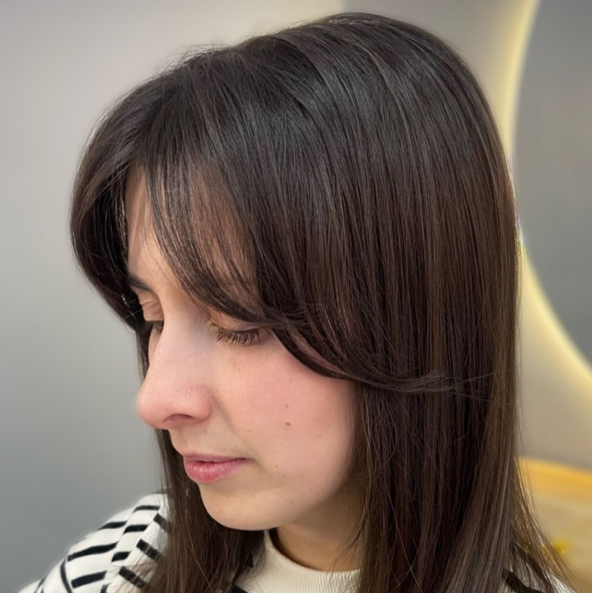 Стрижка челки