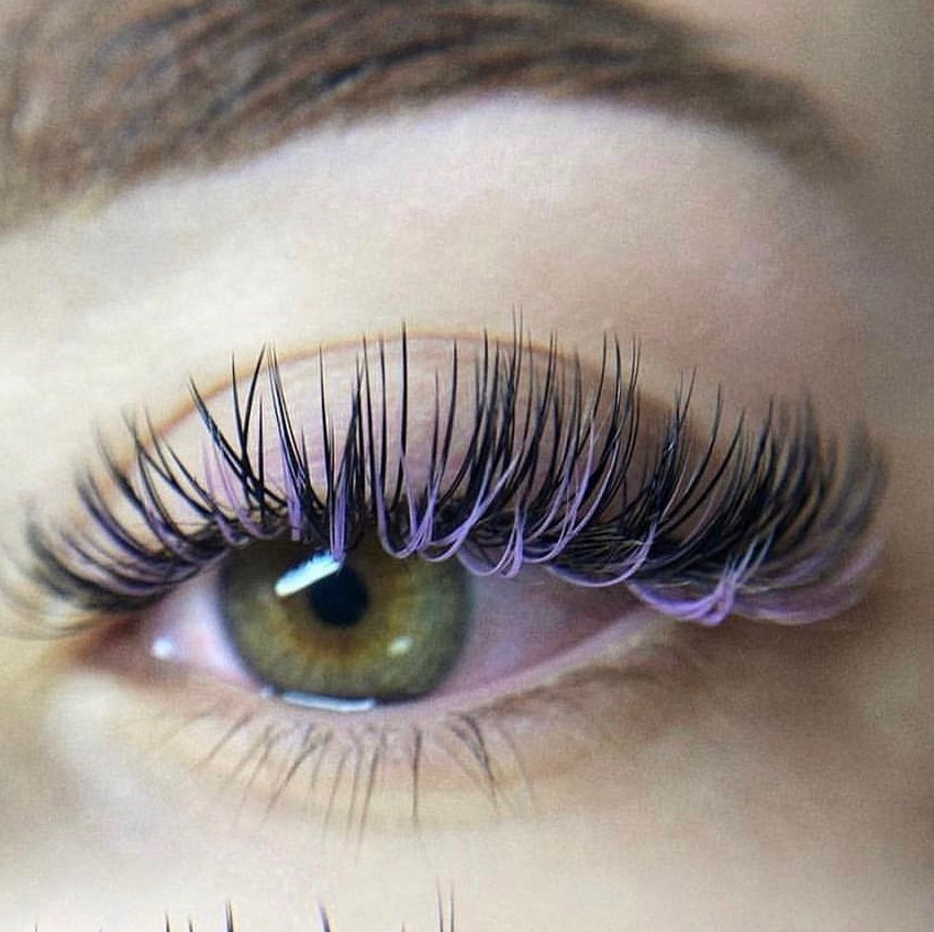 Мокрый эффект. Наращивание ресниц.