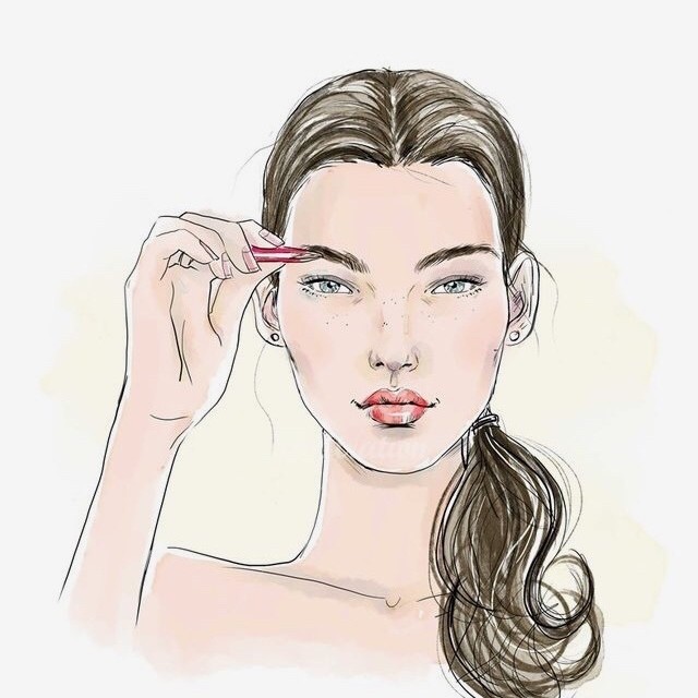 Оформление бровей