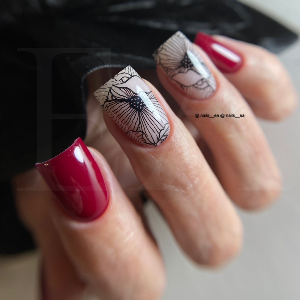 Снятие +маникюр+покрытие гель-лак