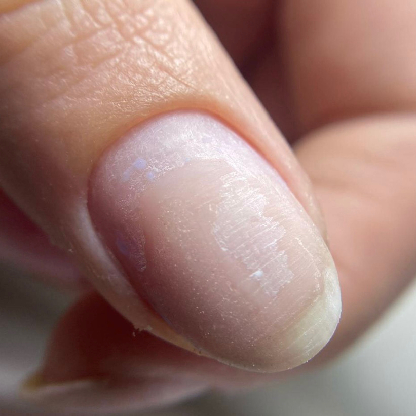 Маникюр без снятия и последующего покрытия гель-лак