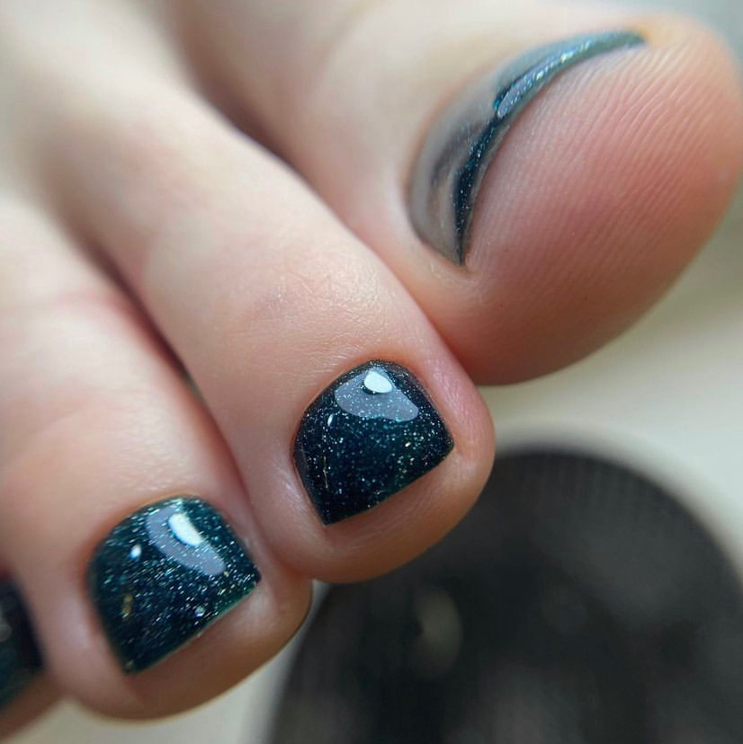 Обработка пальчиков с покрытием гель лаком