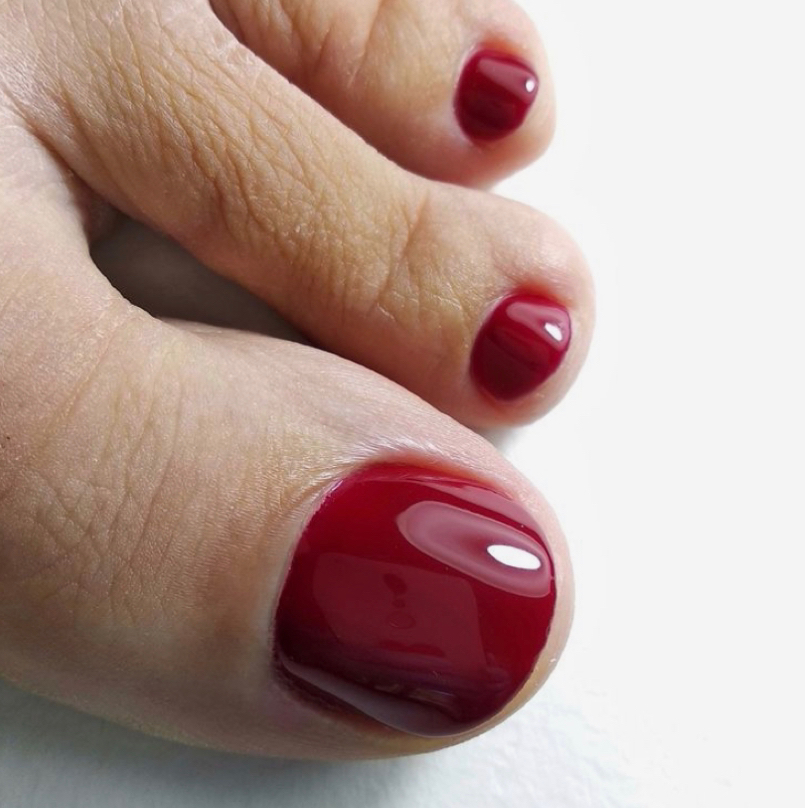 Обработка пальчиков с покрытием гель-лак