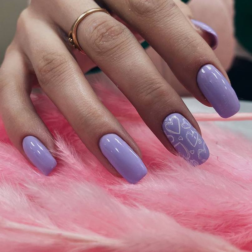 Наращивание одного ногтя