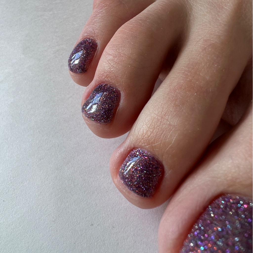 Обработка пальчиков с покрытием