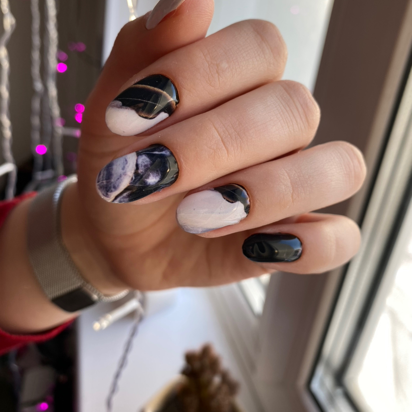 Пилочный маникюр с покрытием