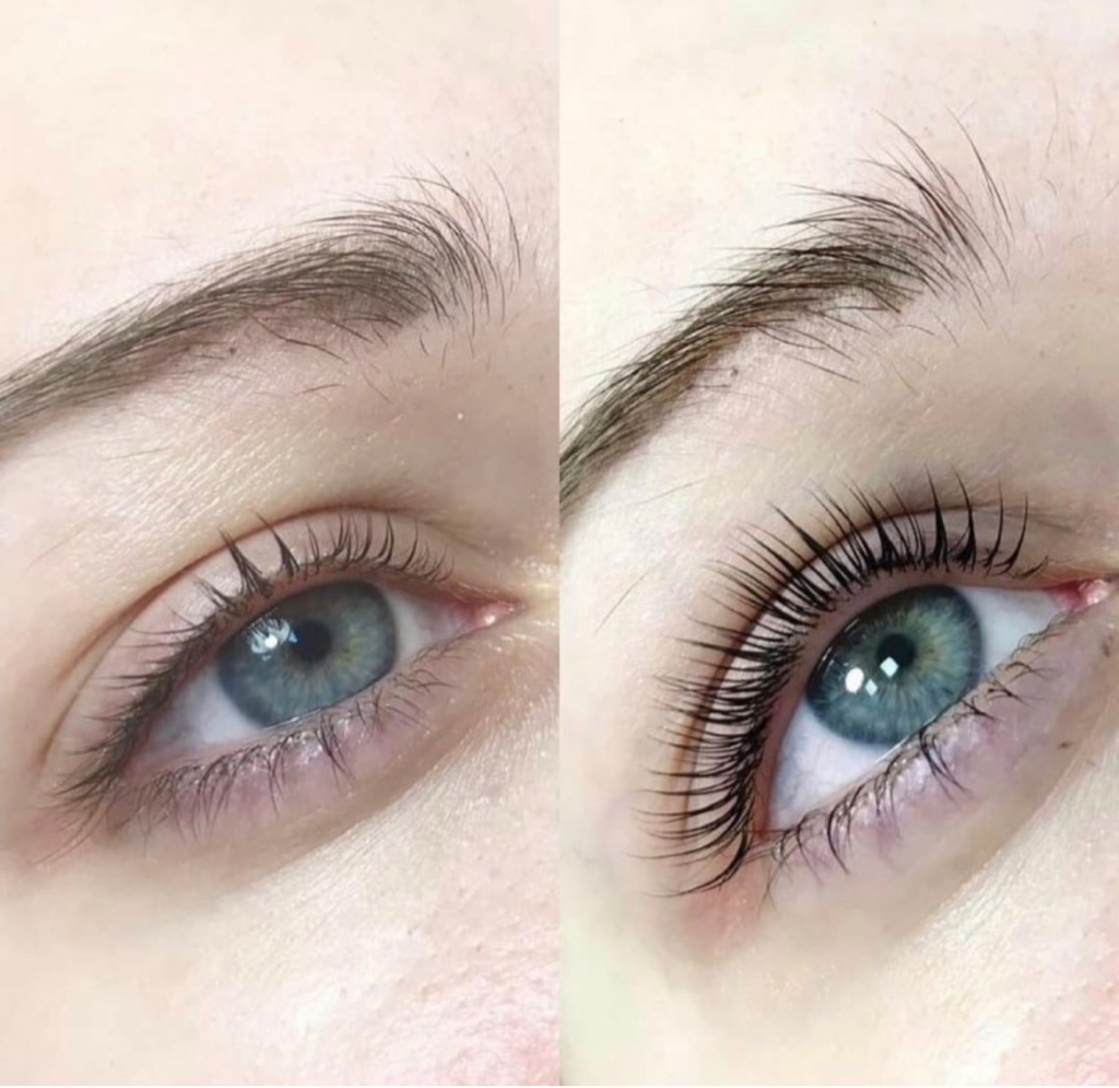 Ламинирование ресниц+ окрашивание +ботокс