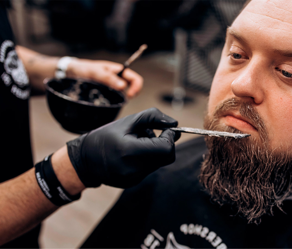 Тонирование бороды