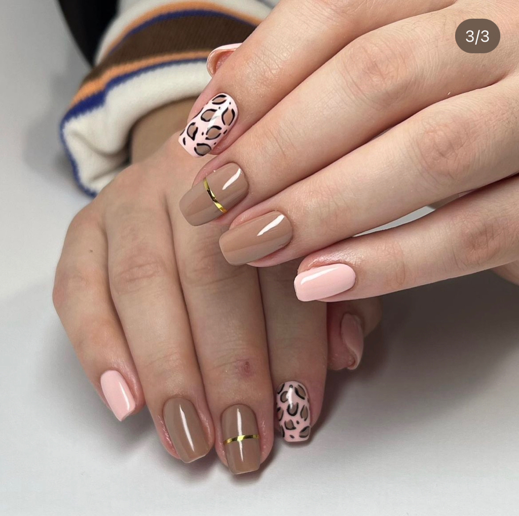 Маникюр с покрытием - однотон