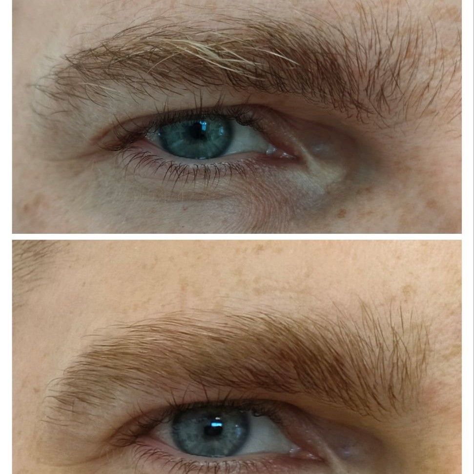 Мужская коррекция бровей