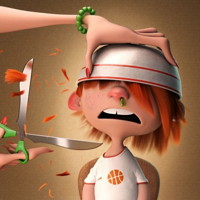 Детская стрижка для девочки до 7 лет