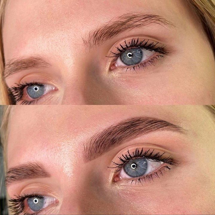 Оформление и Окрашивание бровей Краской