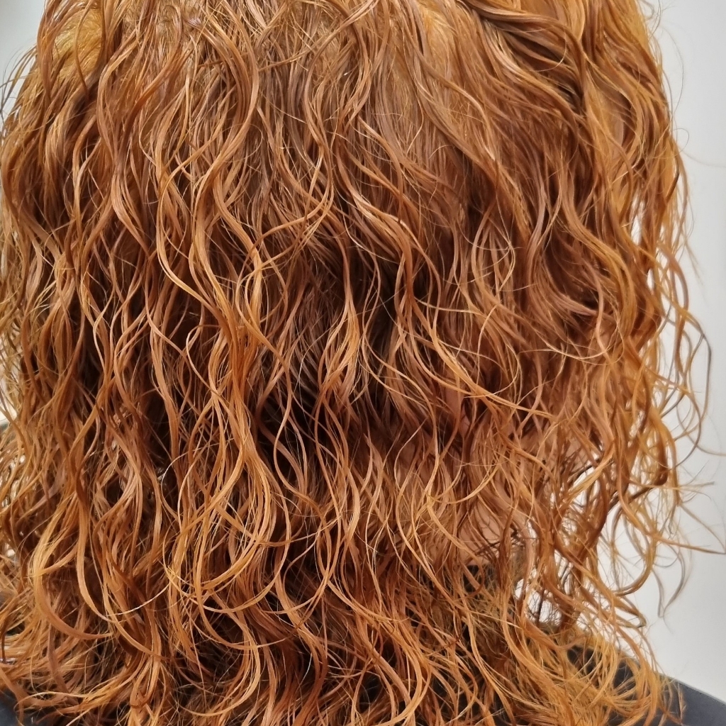 Био-завивка волос на  короткий волос