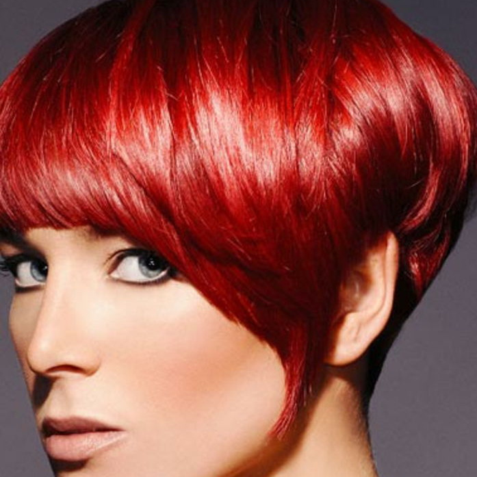 Окрашивание краской Constant Delight с витамином С в один тон короткие волосы, корни