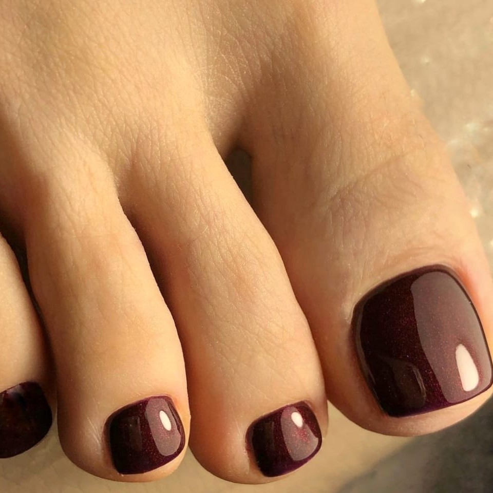 1/2 женского педикюра + снятие + покрытие