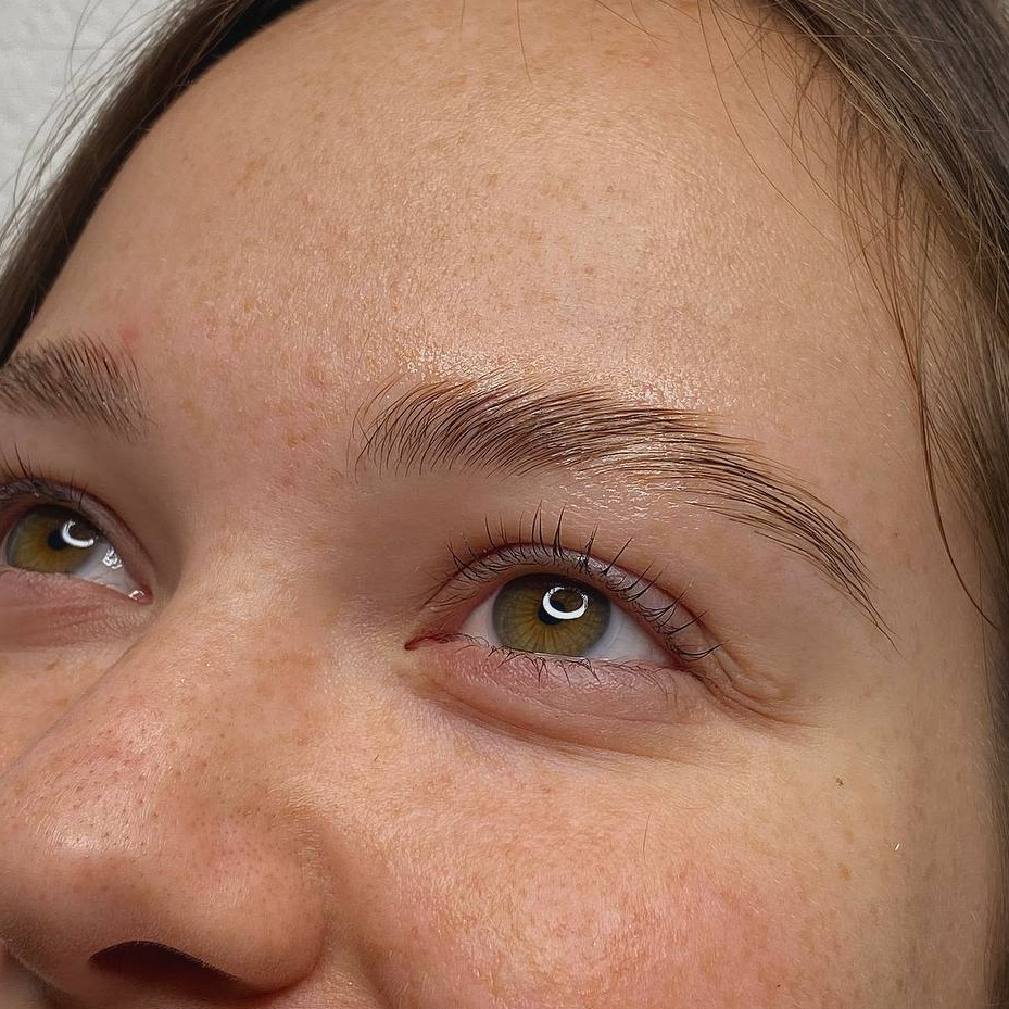 Ламинирование бровей без коррекции и окрашивания