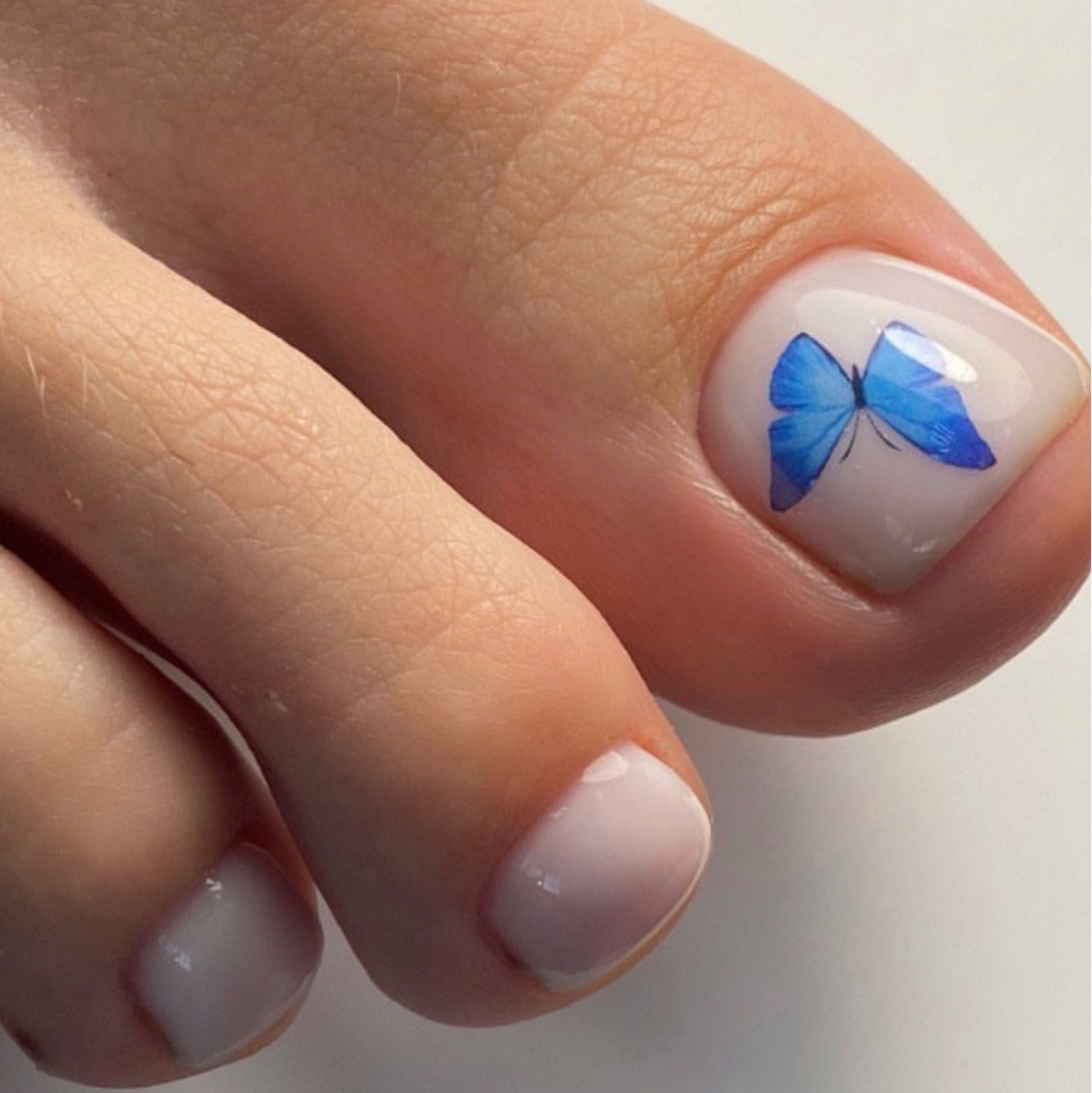 Педикюр (пальчики) с покрытием гель-лак