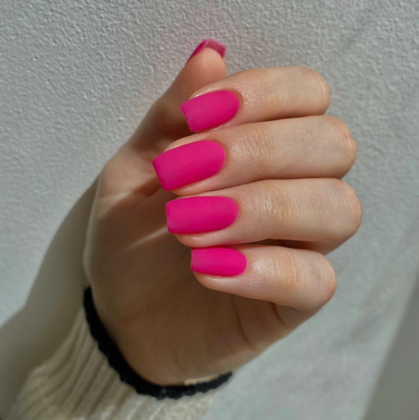 Маникюр+однотонное покрытие