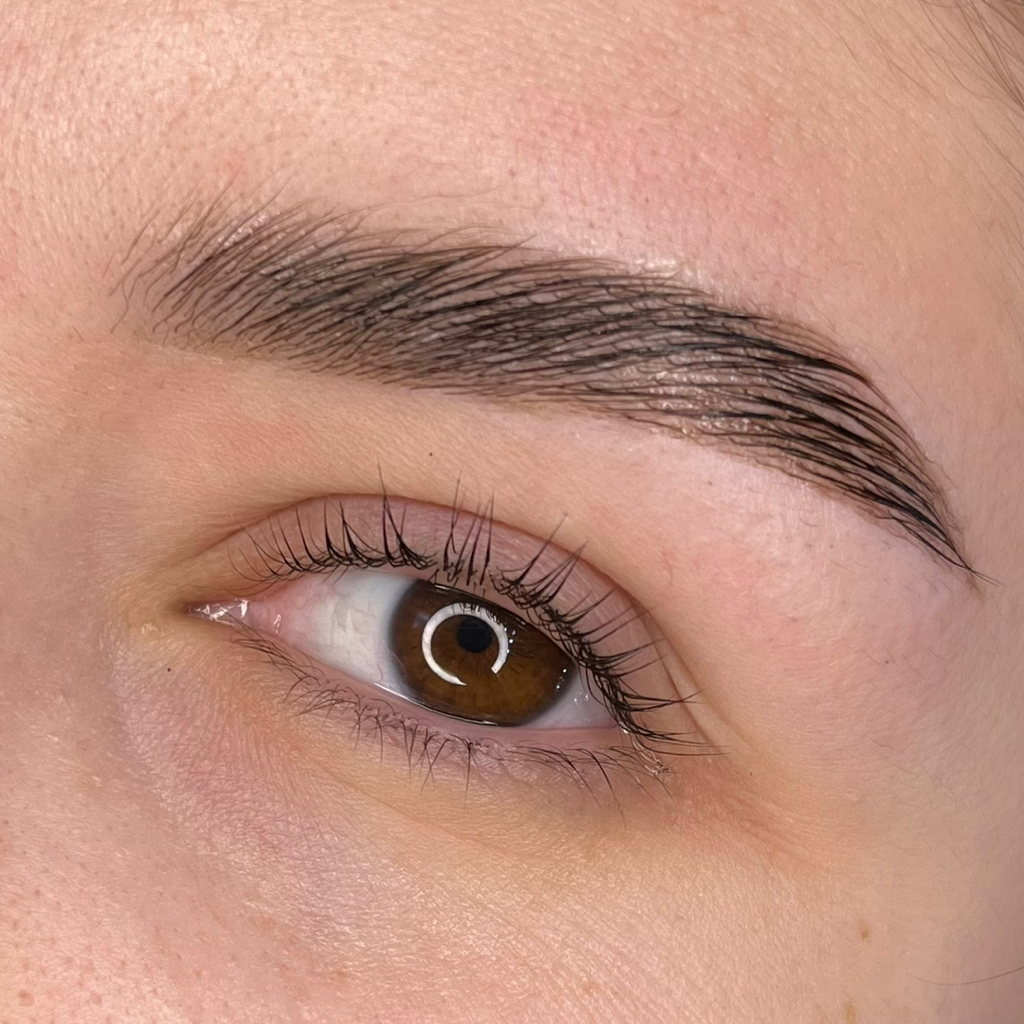 Долговременная укладка бровей (без архитектуры) + Стандарт ламинирование ресниц