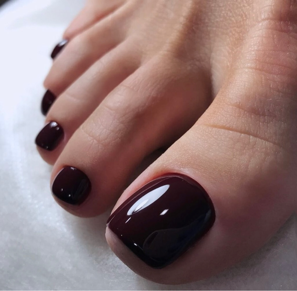 Педикюр с покрытием Calgel