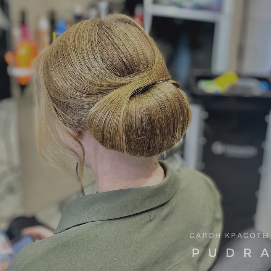 Вечерняя укладка, прическа