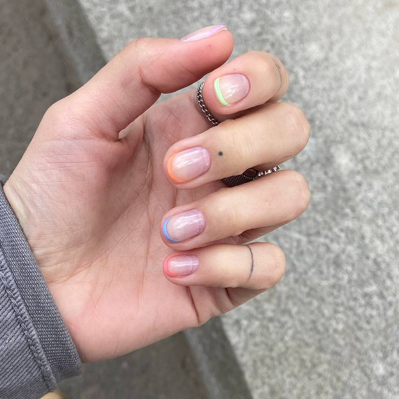 Снятие,маникюр,покрытие ГЛ (короткая длина)