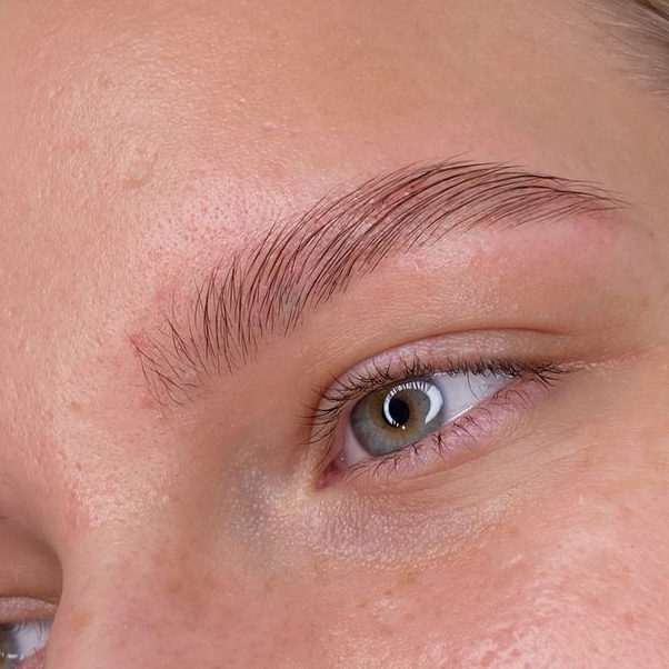 Окрашивание бровей без коррекции