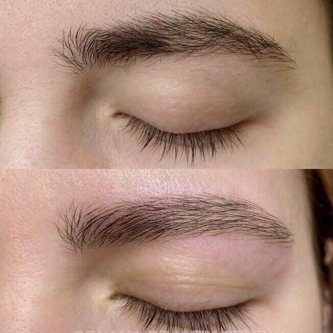 Коррекция бровей