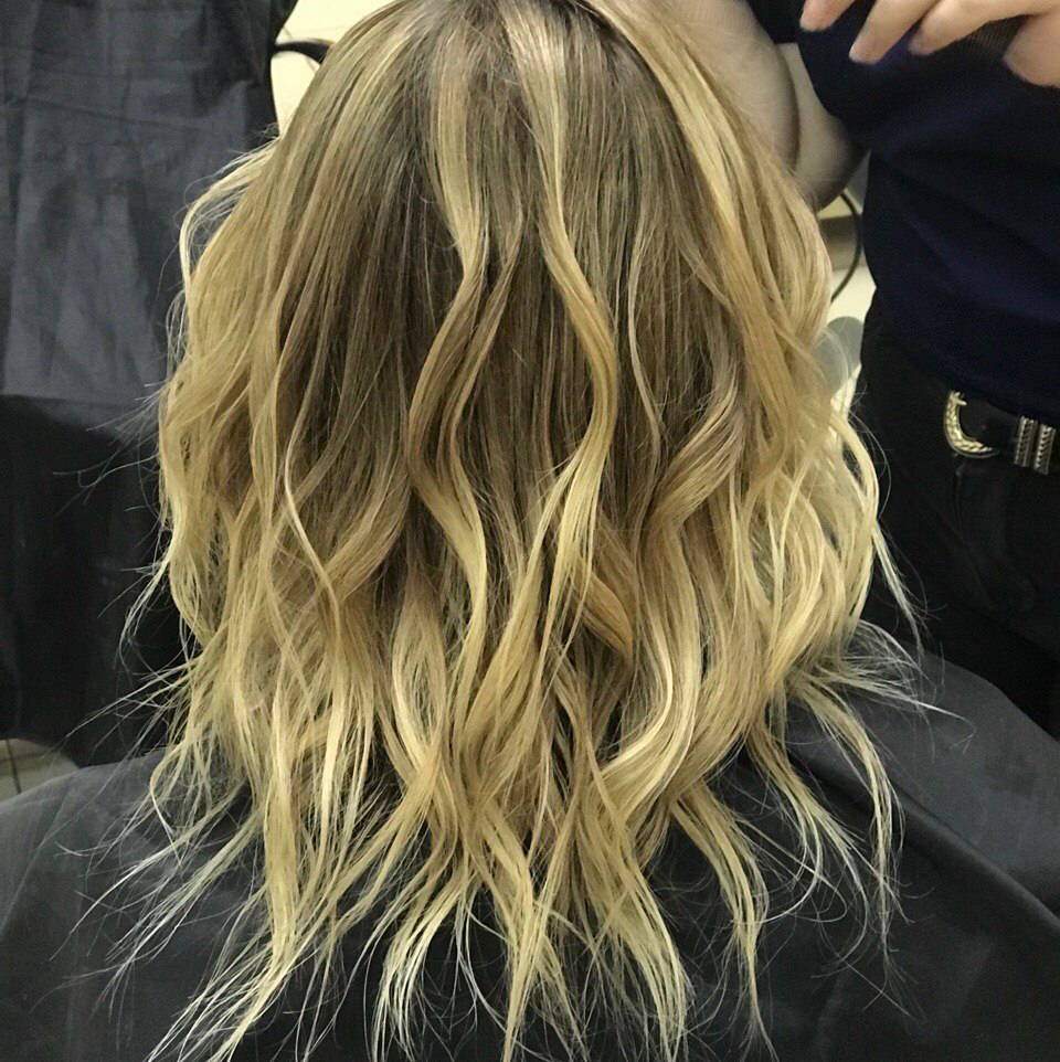 Укладка «локоны»