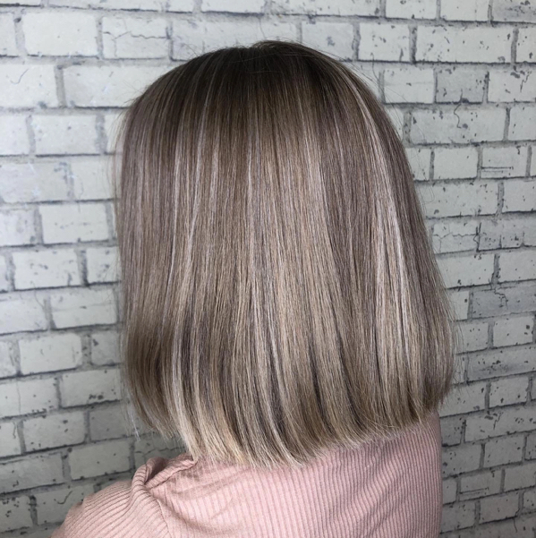 мелирование волос по второй длине