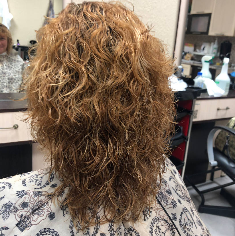 Биозавивка/ хим завивка на длинные волосы ( до лопаток)