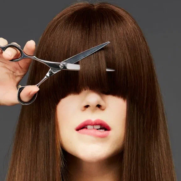 Стрижка челки