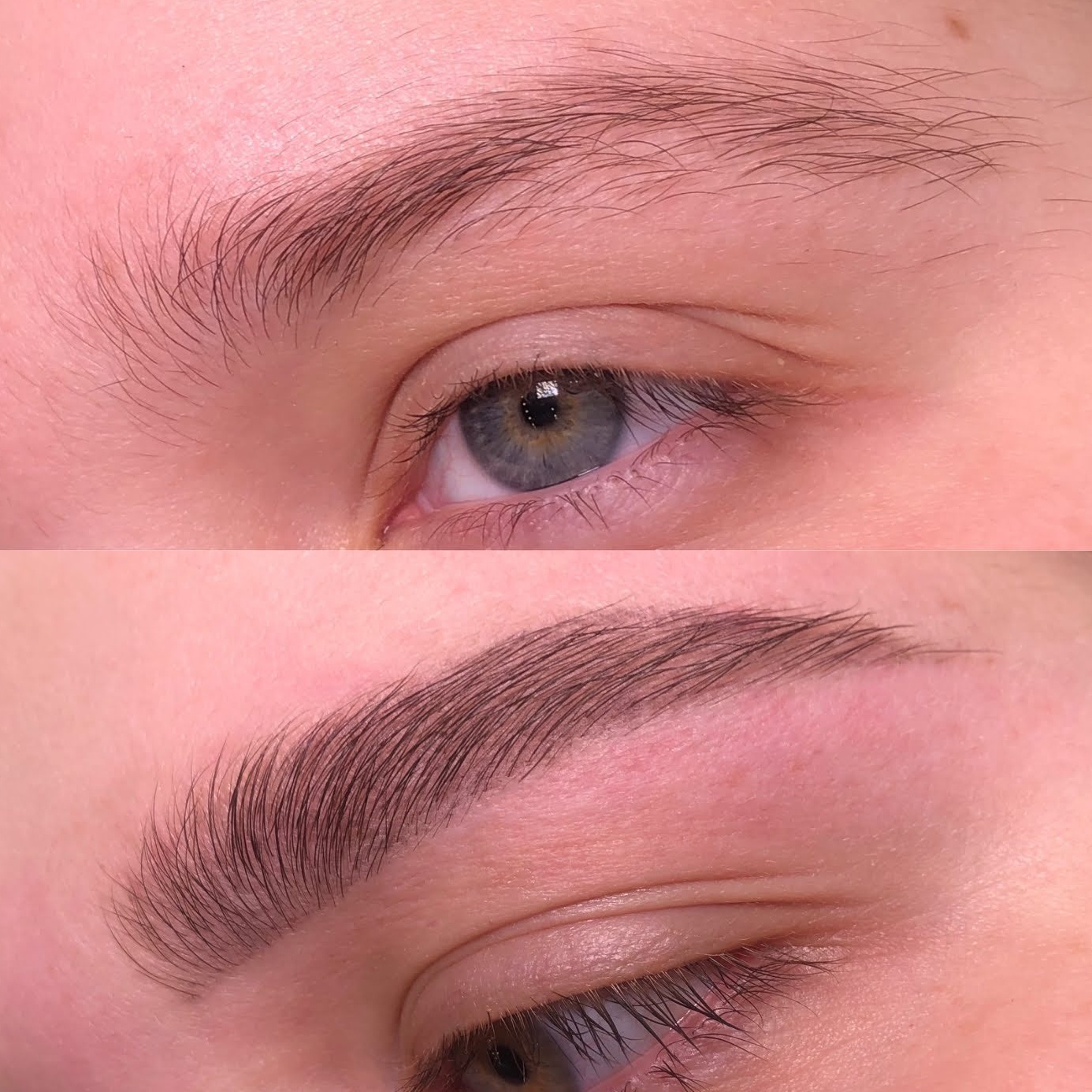 Коррекция бровей (воск, пинцет)