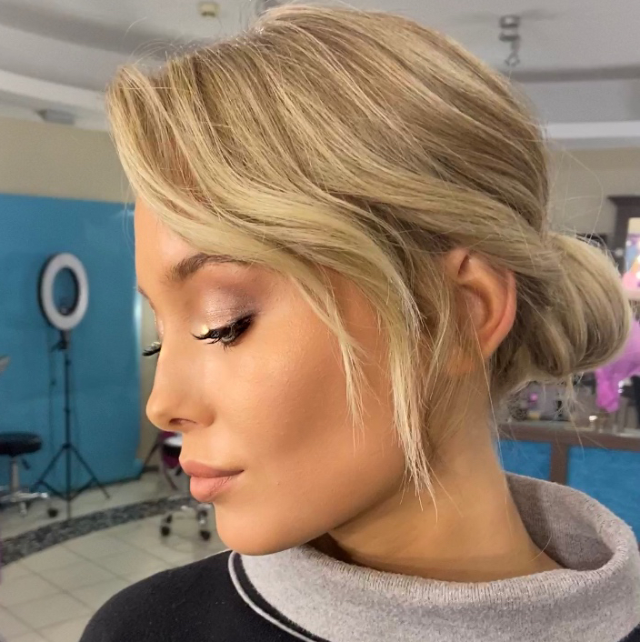 Пробная свадебная прическака