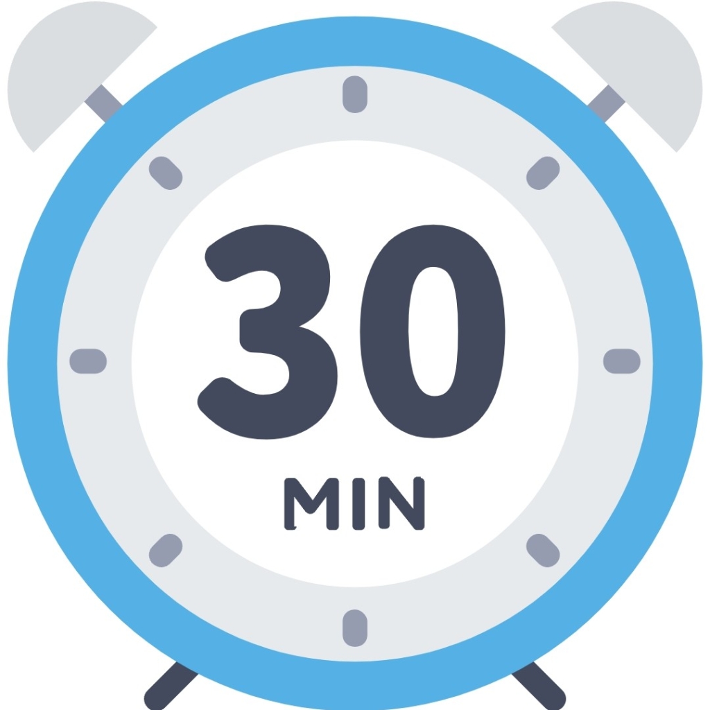 Бронирование кабинета 30 минут