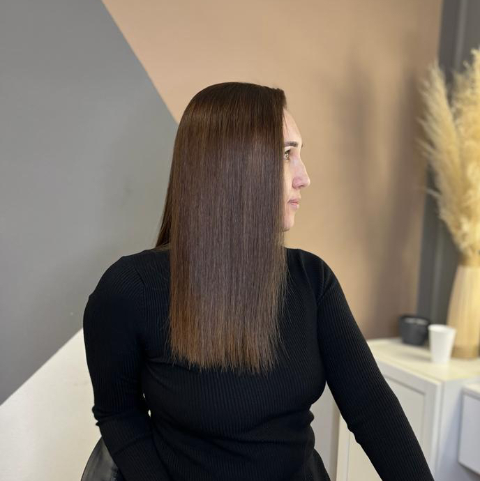 Окрашивание корней + вся длина