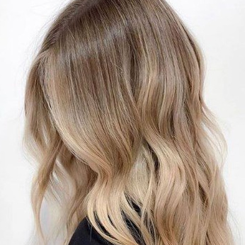 Сложное  окрашивание до уха