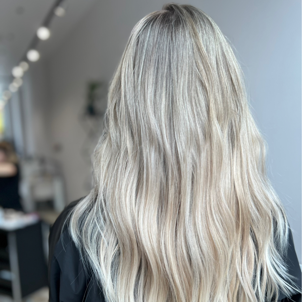 Тонирование осветленных волос