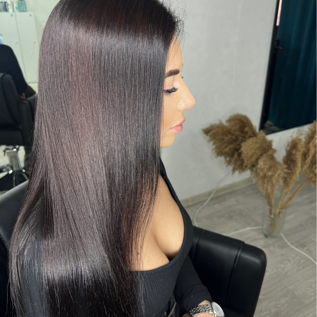 Кератиновое выпрямление