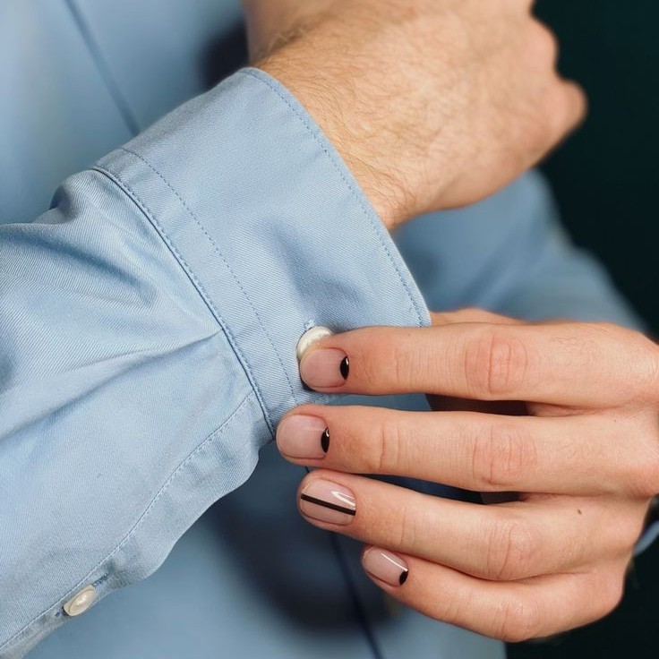 Маникюр мужской с покрытием