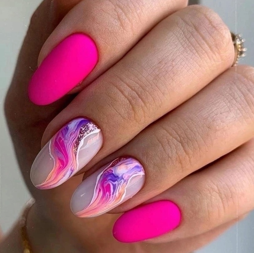 Дизайн 2-4 ногтя