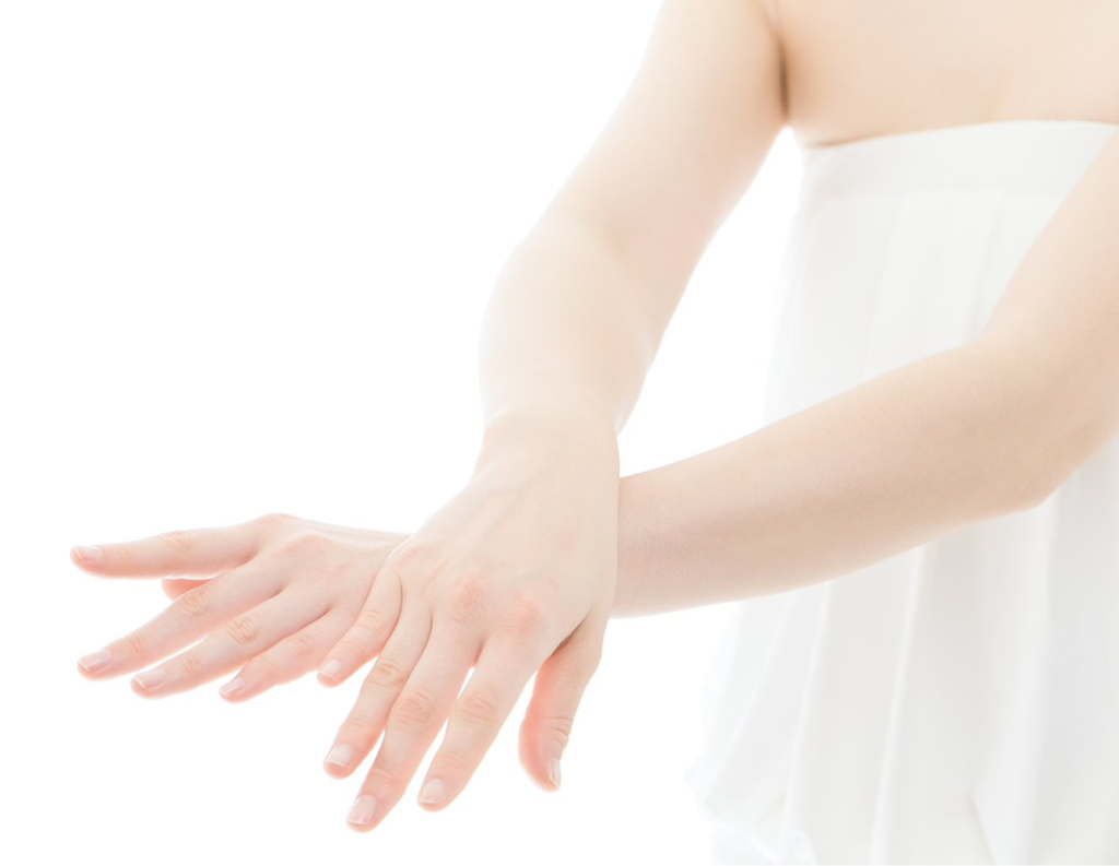 Руки до локтя