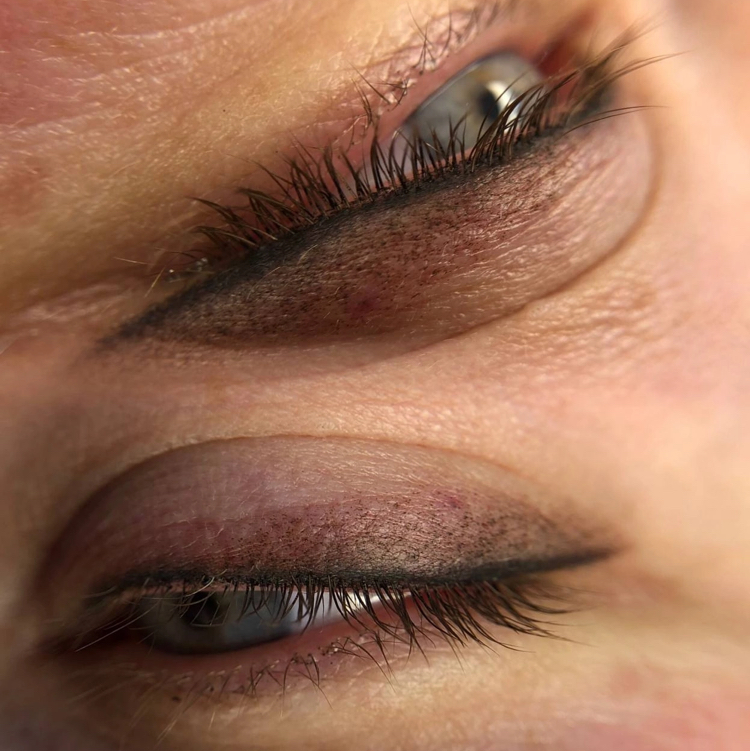 Межресничка с мягкой растушовкой